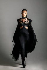 Tamoe Silk Skirt & Teuta French Lace Silk Robe Bundle