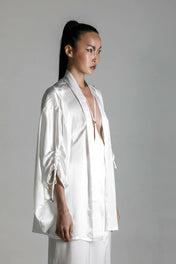 Mineko Short Silk Kimono- 3 Color Variants