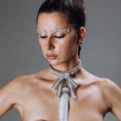 Pearl Amaya Modular Bow Choker in 2 Modular Options