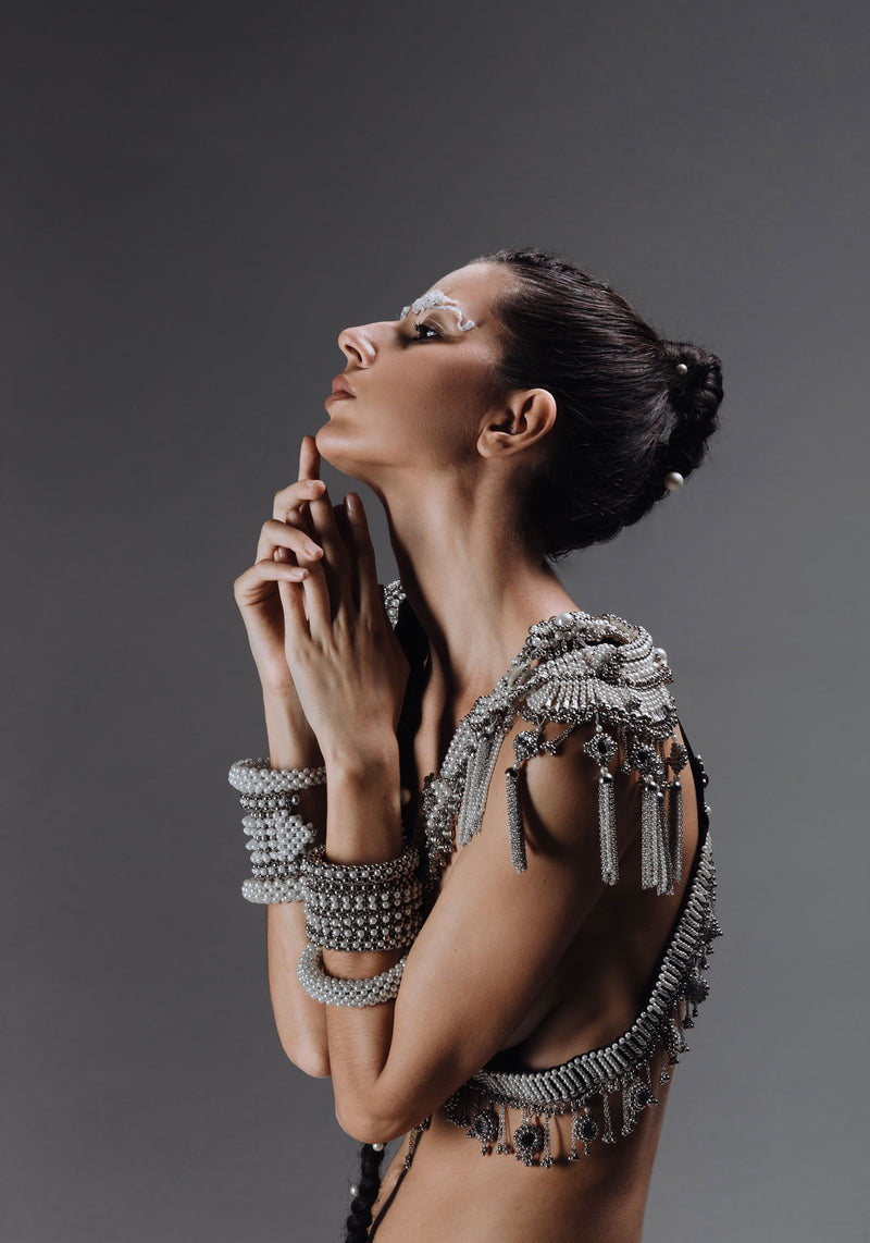Hera Modular Harness in Pearl
