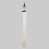 Pearl Amaya Modular Garter Belt w/ White Tassels