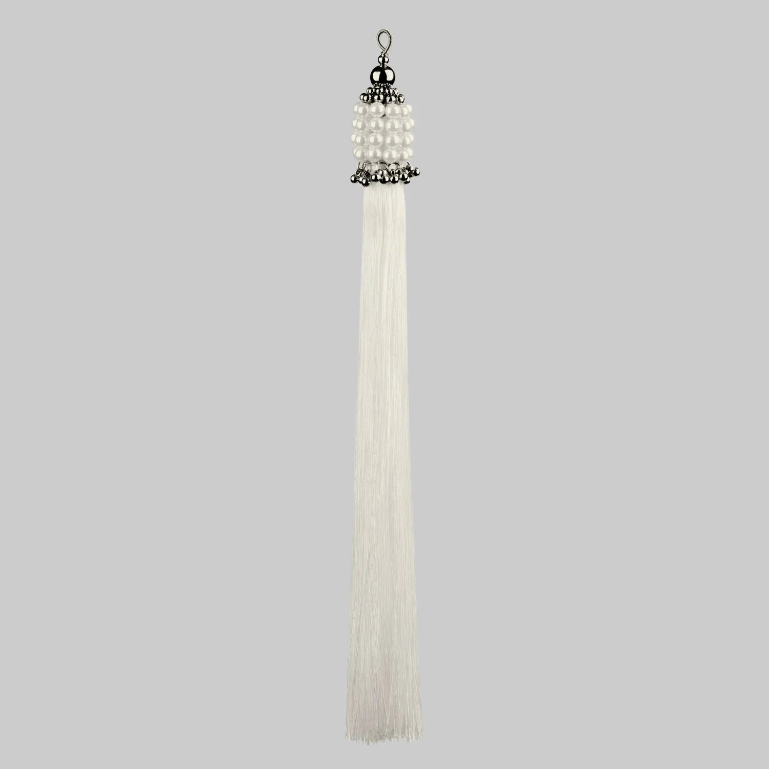 Amaya Garter Belt in Pearl with Removable Tassels Object & Dawn Amaya Garter Belt in Pearl with Removable Tassels Object & Dawn