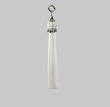 Silver 5" Polyester Tassel in 3 Color Options