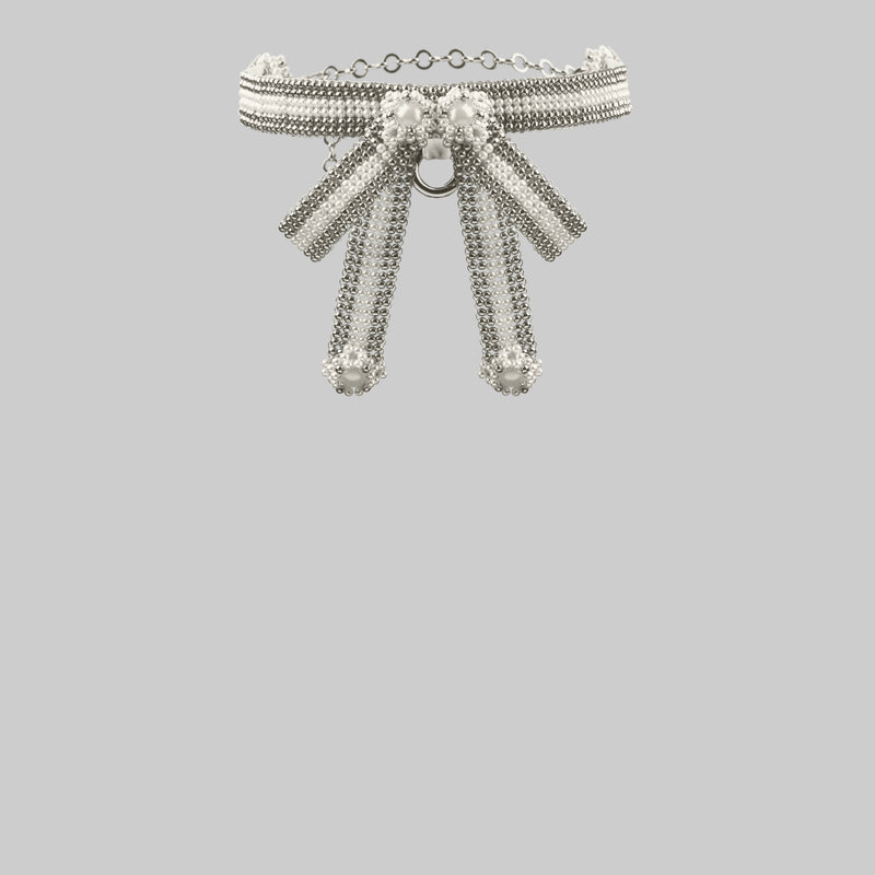Pearl Amaya Modular Bow Choker in 2 Modular Options