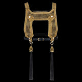 Artemisia Mesh Top with Four Tassels - 4 Color Variants