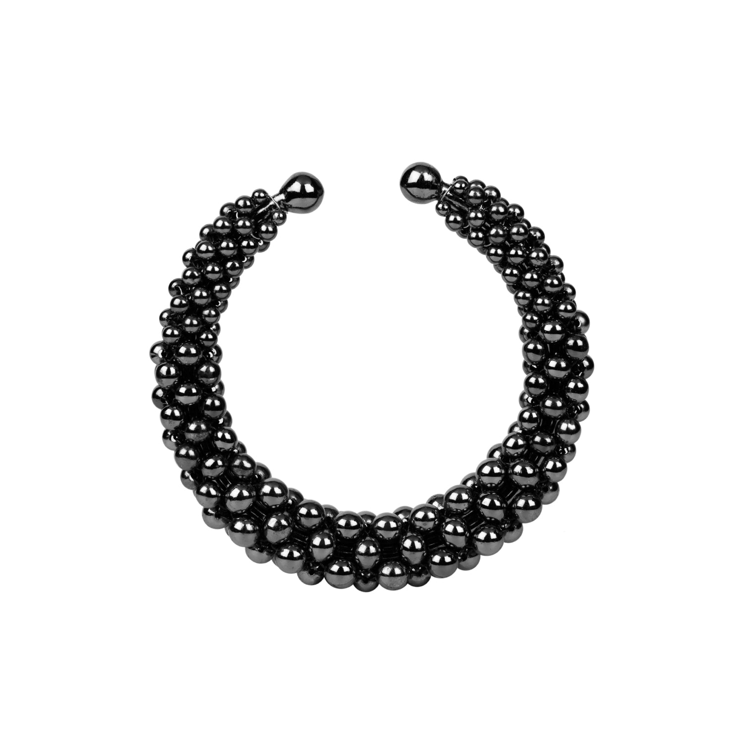 Artemisia Orbit Supple Cuff in Jet Black