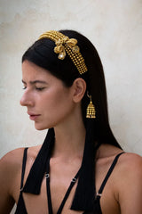 Amaya Beaded Bow Modular Headband - 3 Color Variants