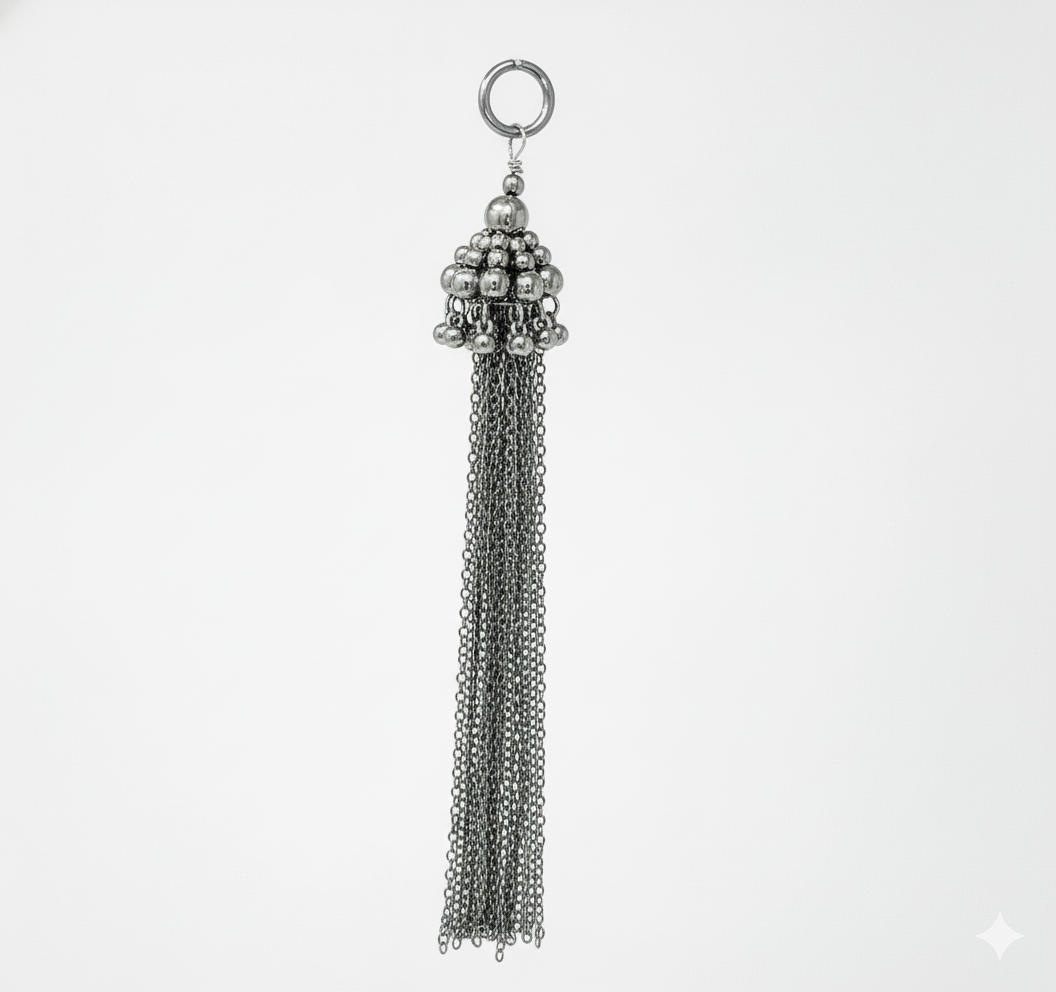 Beaded Chain Add-On Tassel - 3 Color Variants