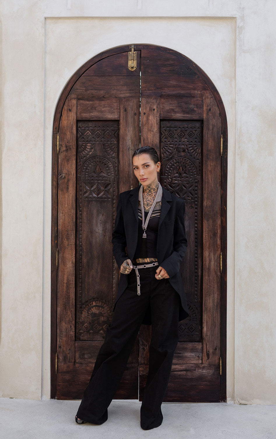 Beaded Adjustable Chain Belt with Removable Tassel - 7 Looks in 1