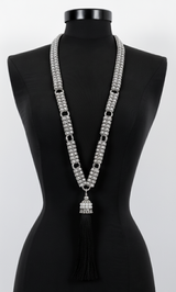Beaded Link Necklace w/ Removable Tassel - 7 Looks in 1