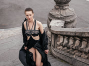 Khutulun Modular Top w/ Leather Balconette Bra - 4 Color Variants