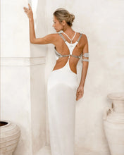 Tamoe Silk Harness Skirt White