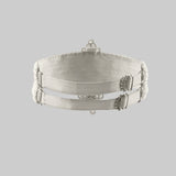 Elohim Modular Garter Band w/ Removable Large Pearl Medallion