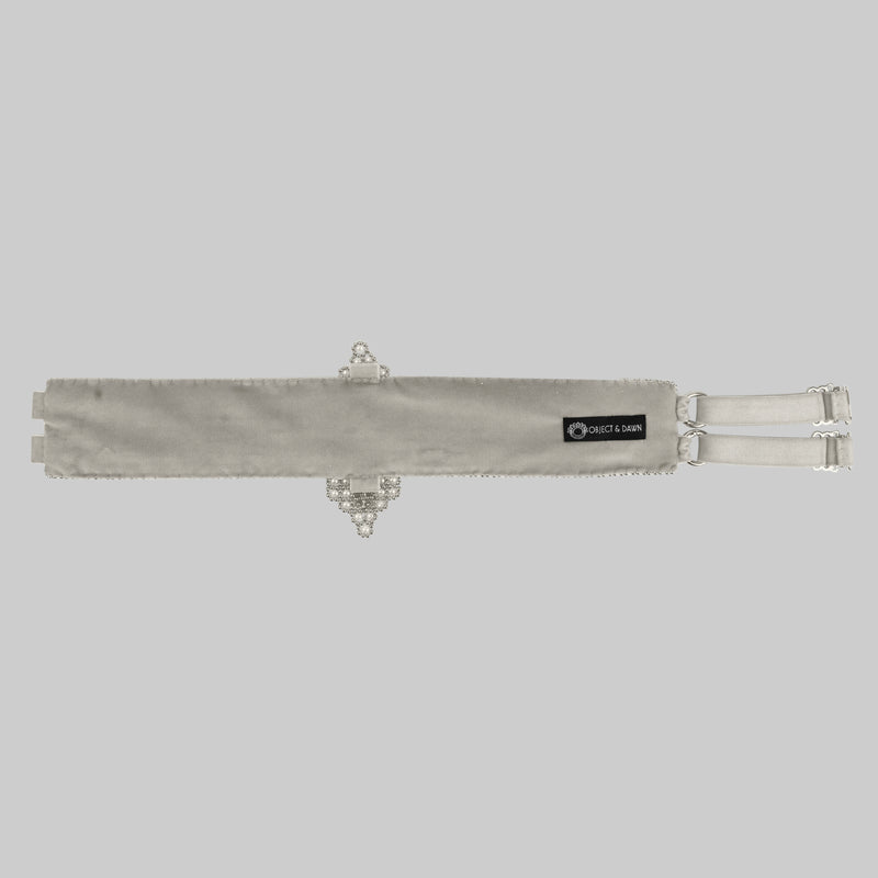 Elohim Modular Garter Band w/ Removable Large Pearl Medallion