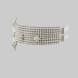 Elohim Modular Garter Band w/ Removable Large Pearl Medallion