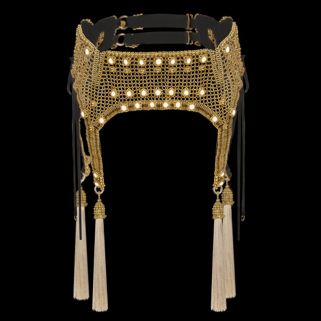 Elohim Modular Garter Belt in Gold
