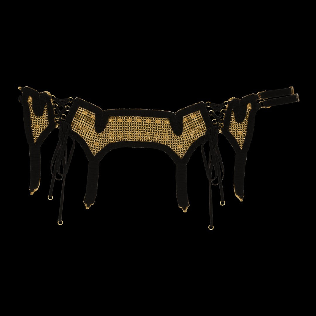 Elohim Modular Garter Belt in Gold