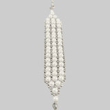 Elohim Textured Band in Pearl