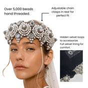 Eingana Beaded Modular Luxury Crown - 4 Colors