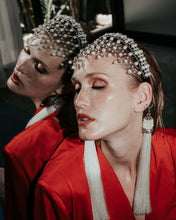 Freja Modular Headband – Luxury Beaded Statement Headband w/ Removable Medallions - 2 Variants | Best Seller