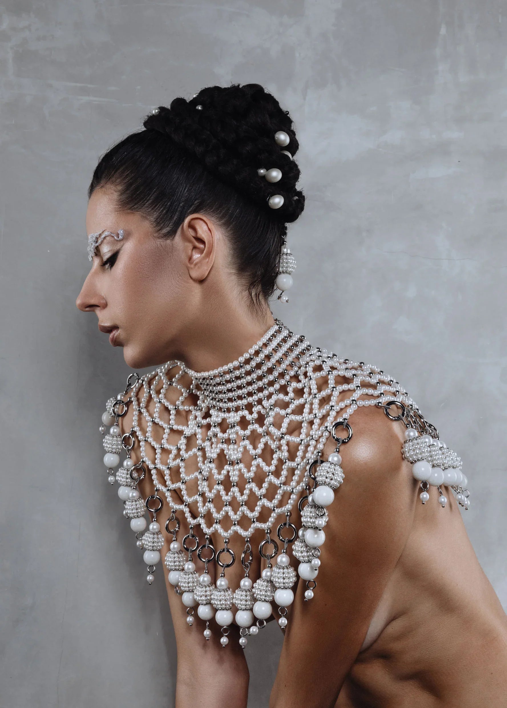 Freja Cape in Pearl - 2 Variants