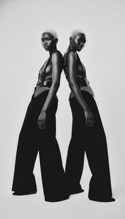 Lister Mesh Beaded Leather Bodice