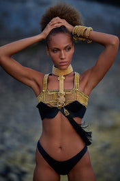 Elohim Beaded T-Choker Necklace - 4 Color Variants