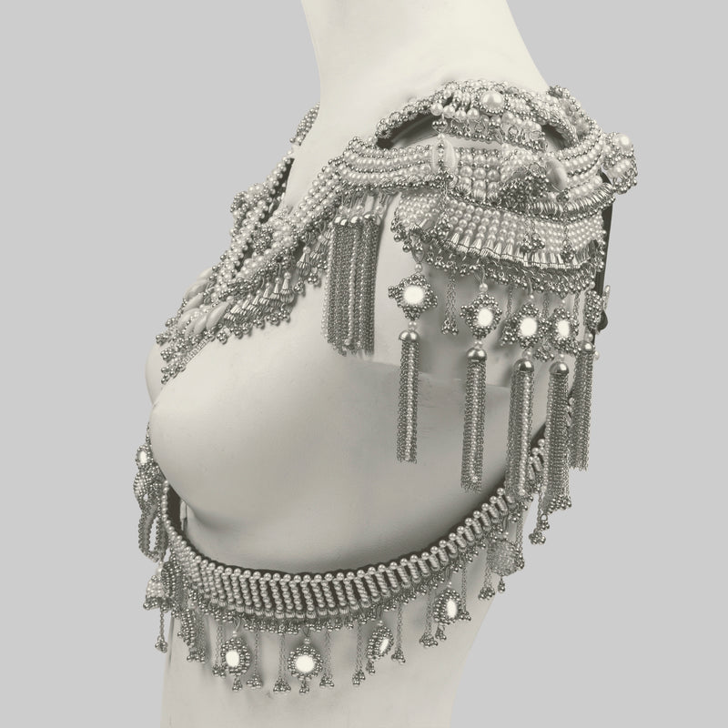 Hera Modular Harness in Pearl