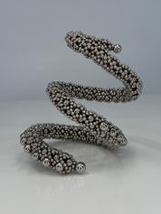 Zetian Beaded Spiral Cuff- 2 Color Variants