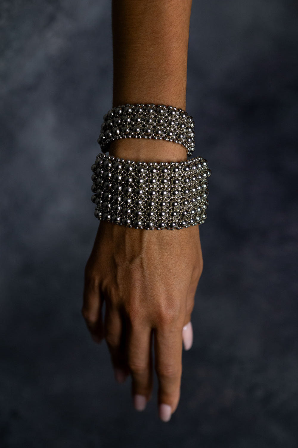 Elohim Textured Band in Silver