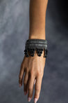 Elohim Polygon cuff in Jet bLack