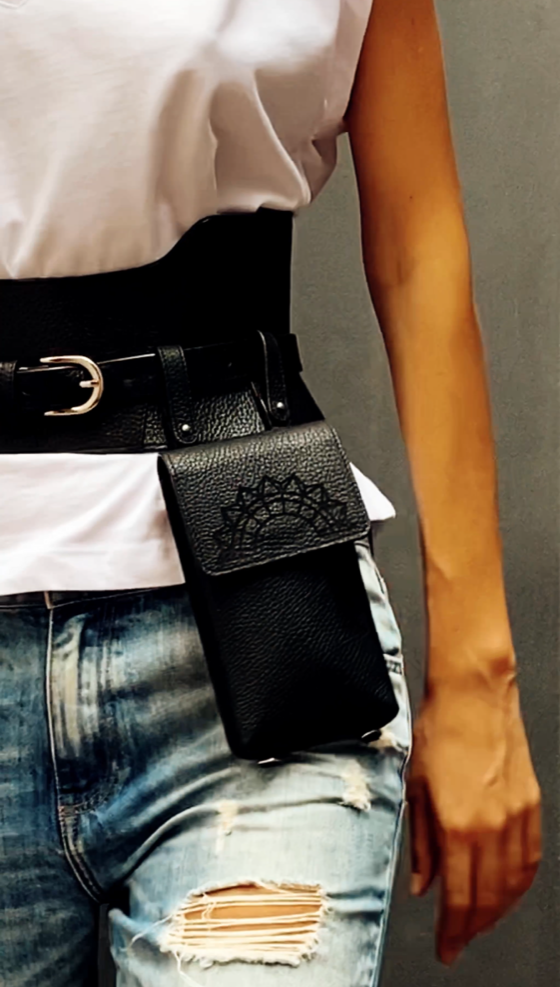 Zheng Leather Obi Belt