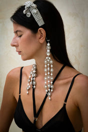 Amaya Bow Headband in Pearl - 2 variations