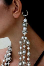 Amaya Bow Headband in Pearl - 2 variations