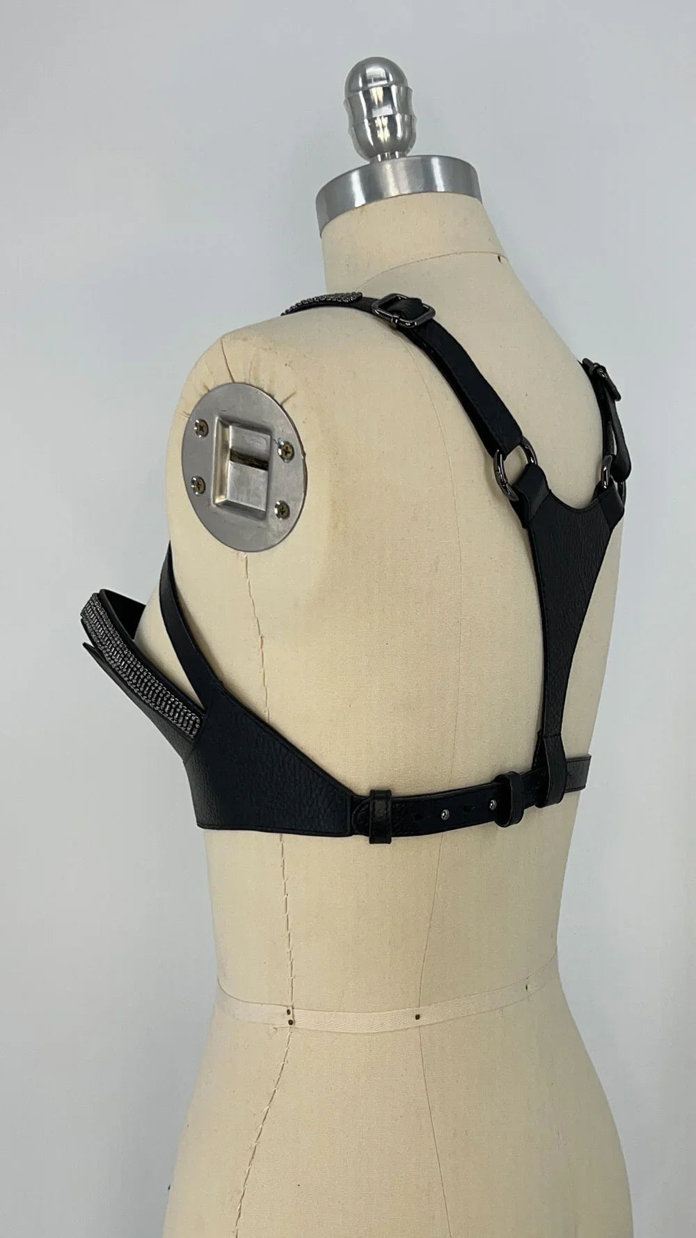 Zetian Leather Beaded Bra Top – Object & Dawn