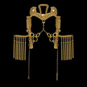 Men's Jas Modular Headpiece System in Gold