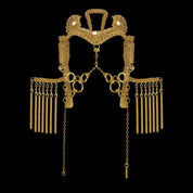 Men's Jas Modular Headpiece System in Gold
