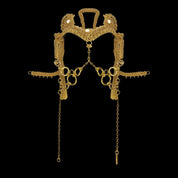 Men's Jas Modular Headpiece System in Gold