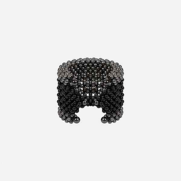 Black Stripe Khutulun Wide 4D Cuff