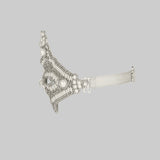 Khutulun Garter Band in Pearl