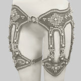 Khutulun Garter Band in Pearl
