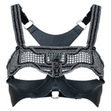 Khutulun Modular Top with Leather Balconette Bra –  4 Color Variants