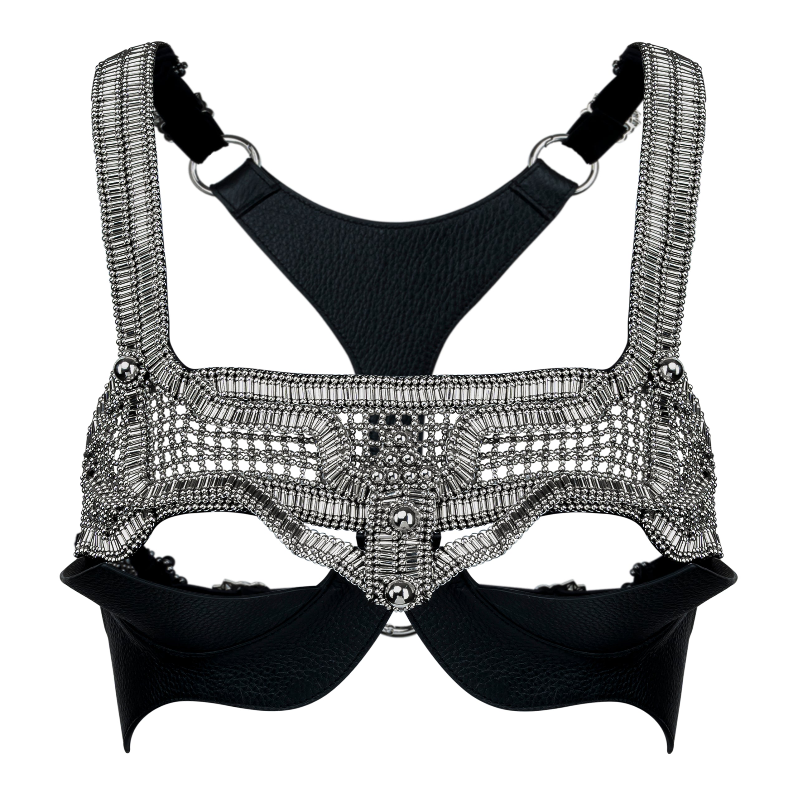 Khutulun Modular Top w/ Leather Balconette Bra - 4 Color Variants