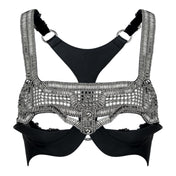 ghost image of handcrafted khutulun top with premium leather bra
