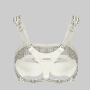 Object&Dawn Khutulun Beaded modular top pearl on mannequin ghost image back view