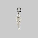 Elohim Modular Garter Band w/ Removable Large Pearl Medallion