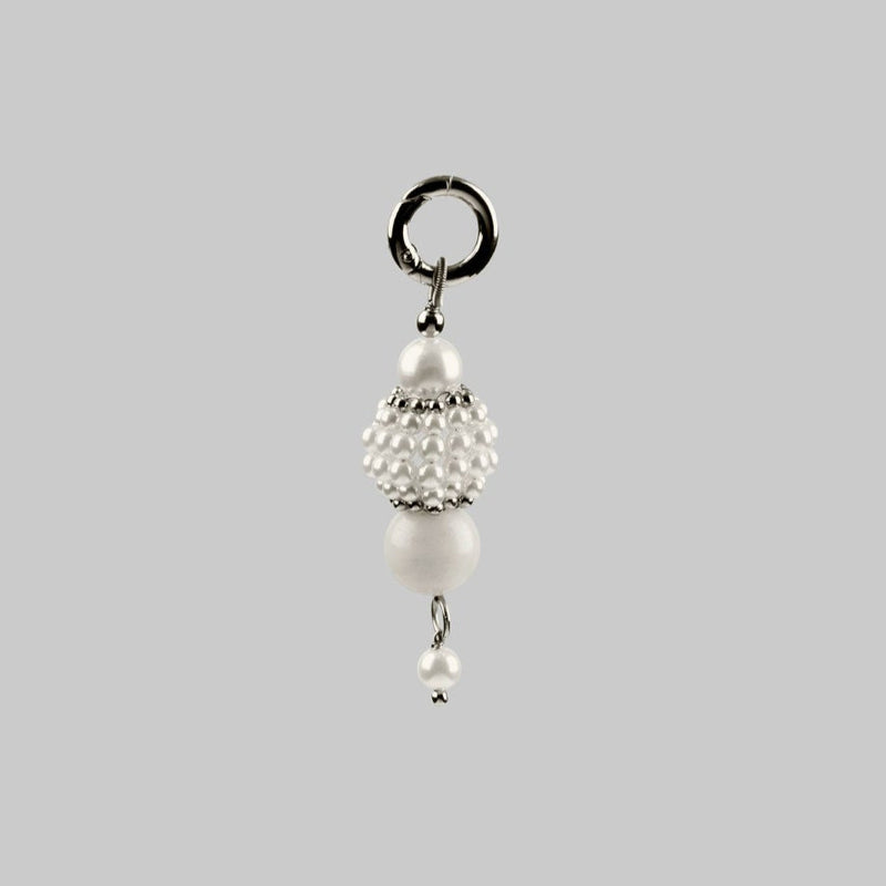 Elohim Modular Garter Band w/ Removable Large Pearl Medallion