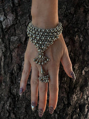 Mata Hari Ring & Hand Jewelry in 4 Color Variants