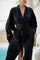 woman with 100% premium silk mineko long silk kimono with obi belt by object and dawn