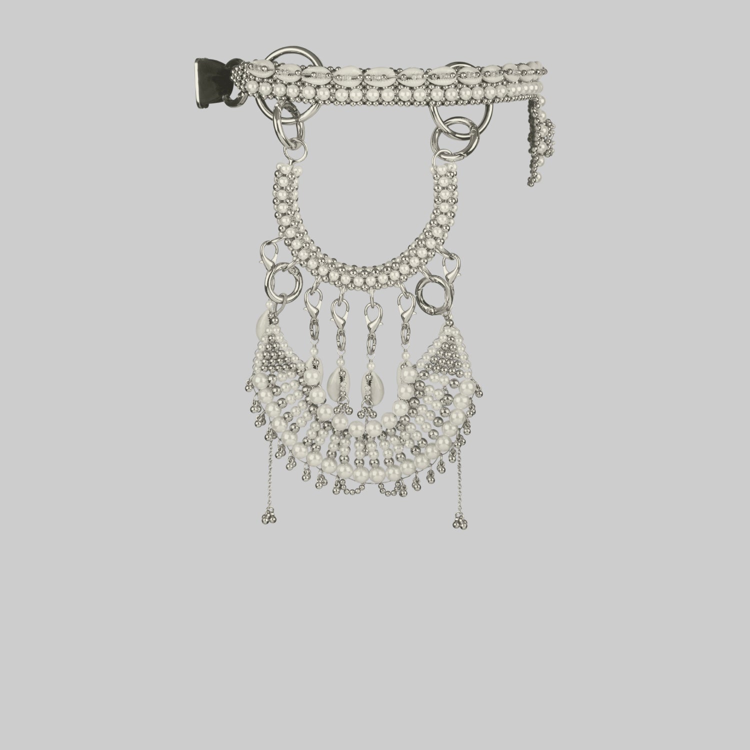 Rushi Headpiece System in Pearl